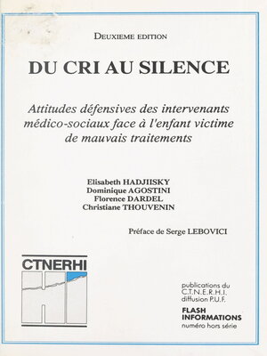 cover image of Du cri au silence